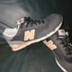 thumbnail image 1 of New Balance Men's 515 Black/Orange/Grey/White Running Sneakers Size 5, 1 of 6
