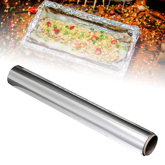 Papel de Aluminio Macarena Hojas de 20mx30cm Revestimientos de Papel de Estaño para Trabajo Pesado