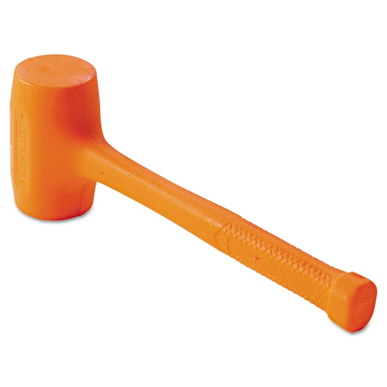 STANLEY 57-534 52oz Compo-Cast Standard Head Soft Face Hammer, Orange 