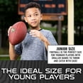 thumbnail image 6 of Franklin Sports NFL New Orleans Saints Football - Youth Junior Size Football for Kids - Official NFL Team Logo + Colors Youth Football - Kids NFL Fan Shop Football, 6 of 13