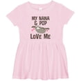thumbnail image 3 of Inktastic Nana and Pop Love Me Sloth Girls Baby Dress, 3 of 5