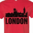 thumbnail image 4 of Inktastic London England City Skyline with Grunge T-Shirt, 4 of 5