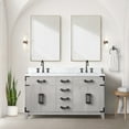 thumbnail image 5 of Laurel 60 in W x 22 in D White Oak Double Bath Vanity and Carrara Marble Top, 5 of 6