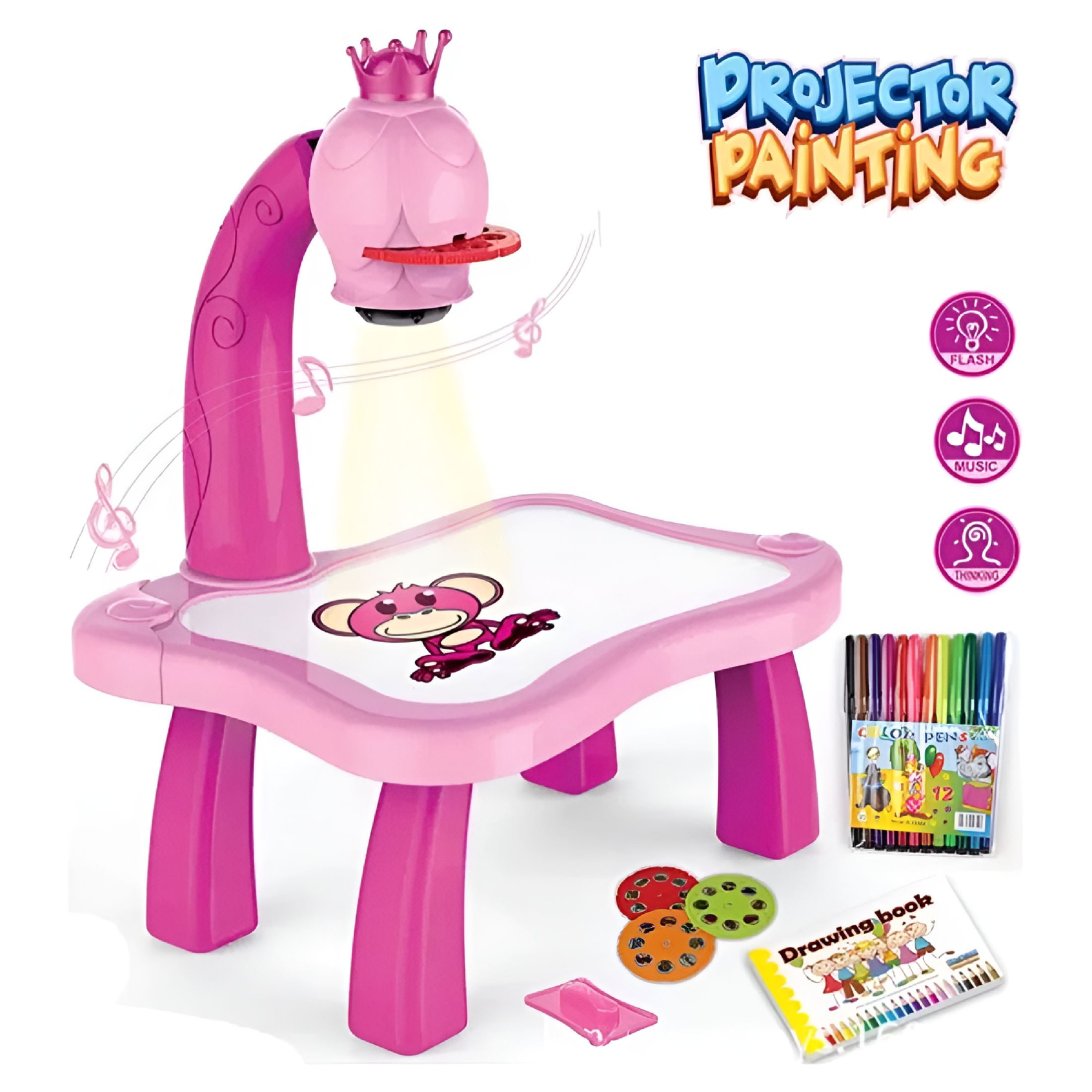 BESTSKY 2026 New Kids Drawing Board Kits Toys for Girls Age 6 Art Sets for Girls Ages 7-12 Girls Toys 9 Year Old Girl Gifts for 5-9 Year Old Girls Gift for 5 Year Old Girl Arts and Crafts for Kids