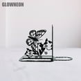 thumbnail image 3 of GLOWNEON Butterfly Metal Bookend Sign Art, Decorative Book Ends for Office Table or Bookshelf Decor, 3 of 4