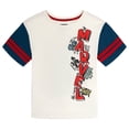 thumbnail image 4 of Marvel Avengers Toddler Boys' 2-Piece T-Shirt and Shorts Set Ivory Blue, 4 of 6
