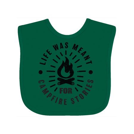 

Inktastic Life was Meant for Campfire Stories with Grunge Gift Baby Boy or Baby Girl Bib