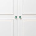 thumbnail image 4 of Oraceous Cabinet Knobs Round Shape: 2pcs Replacement Furniture Knobs Handles Decorative Cupboard Dresser Knobs Zinc Alloy Door Drawer Knobs Golden Green, 4 of 10