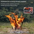 thumbnail image 4 of Parrilla plegable para fogata, fogón de acampada, estufa de hoguera de leña portátil para mochilero al aire libre, senderismo, barbacoa, 4 of 7