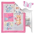 thumbnail image 1 of Juego de ropa de cama para cuna Trend'lay, 4 piezas, para bebé, 1 of 7