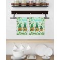 thumbnail image 3 of Happy St. Patrick's Day Kitchen Dish Towels for Drying Dishes Set of 3, Green Gnomes Lucky Leaves Clovers Waffle Weave Microfiber Hand Tea Bathroom Towels Quick Dry & Absorbent Towel 15.7x23.6, 3 of 7