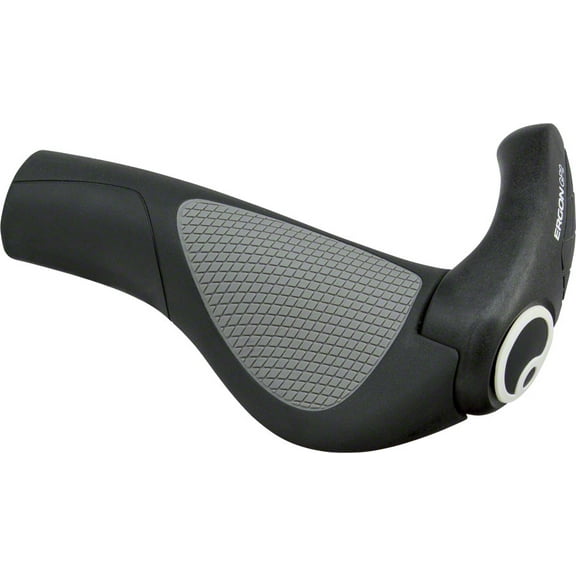 Ergon GP2 Grips - Black/Gray Lock-On Small Erganomic 142mm Length Bicycle