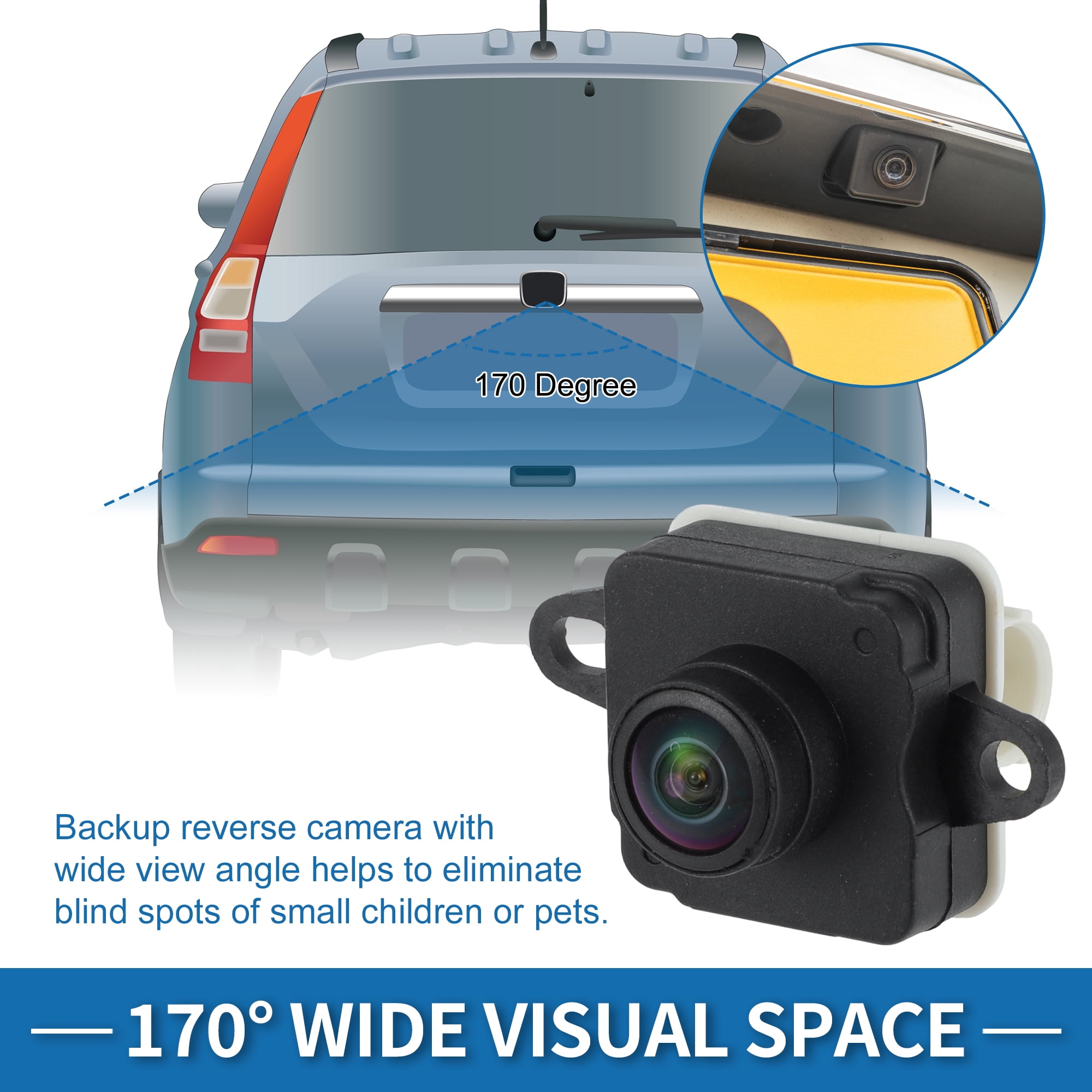 Unique Bargains Rear View Camera for Dodge Challenger 2015-2023 Park Assist Backup Camera