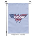 thumbnail image 2 of Wonder Woman USA American Flag Logo Garden Yard Flag, 2 of 4