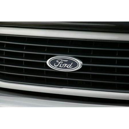 - Ford - Blue - Oval Small - Billet Tailgate Emblem - Fits 97-up