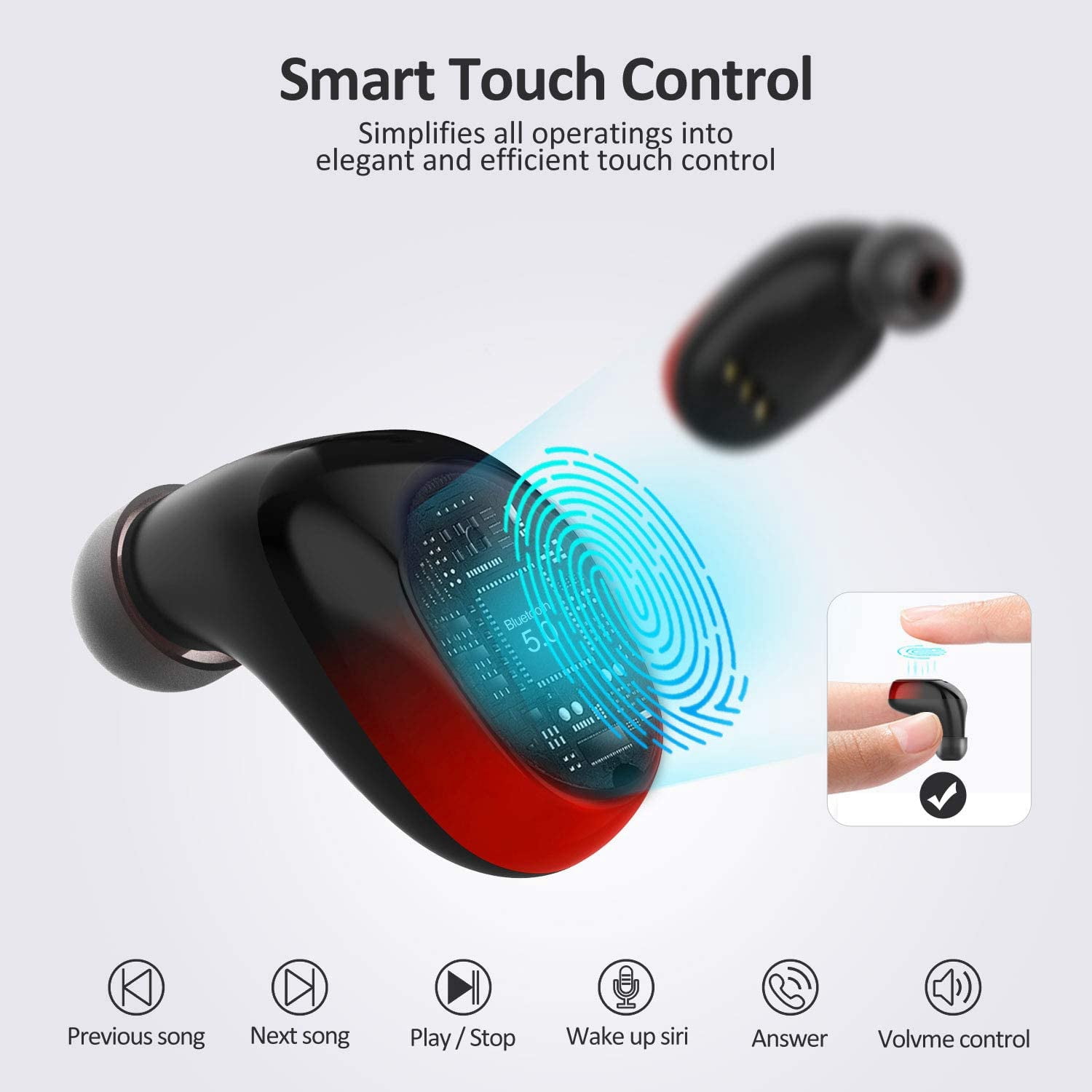 Wireless Earbuds, Vinlley Bluetooth 