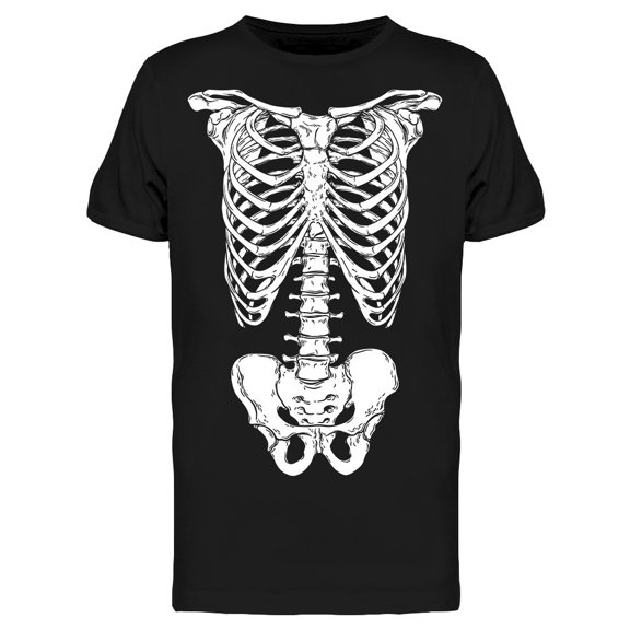 Human Ribcage Hand Drawn Tee Men's -Image by Shutterstock