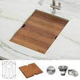 thumbnail image 6 of Ruvati 13 in Workstation Prep Sink with Cover Undermount 16 Gauge Single Bowl, 6 of 11
