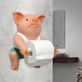 thumbnail image 3 of 2PCS Pig Funny Toilet Paper Holder Toilet Organizer Restroom Rack, 3 of 5