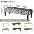 thumbnail image 3 of FUIALDOLG Stretch Dining Bench Cover, Removable Bench Covers Slipcover Washable Rectangle Long Seat Cover Protector for Dining Room, Living Room, Bedroom, Kitchen, Patio (Music Piano Keyboard), 3 of 7