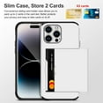 thumbnail image 3 of for iPhone 14 Pro Max Case Wallet with Screen Protector & Camera Cover 4-in-1 Full Body Hybrid iPhone 14 Pro Max Case with Card Holder Shockproof Protective Case for iPhone 14 Pro Max White, 3 of 14