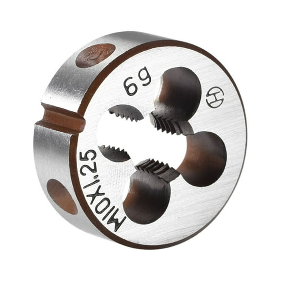 Uxcell M10 x 1.25 Metric Alloy Steel Machine Thread Round Threading Dies