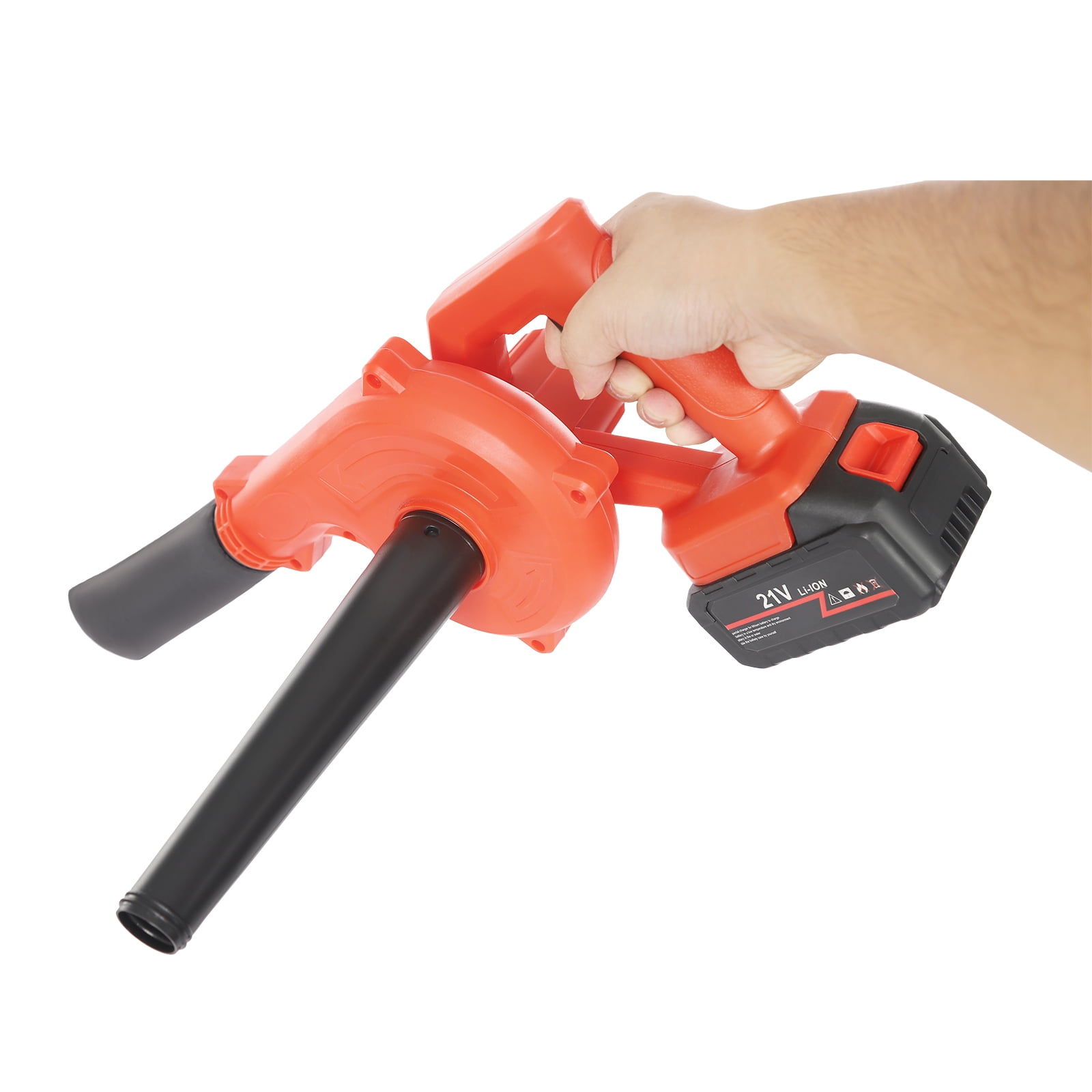 Wildnix Cordless Electric Leaf Blower with 800W Power, Rechargeable 21V Lithium Battery, Dual Function for Blowing and Suction, Efficient and Portable