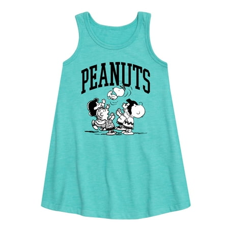 

Peanuts - Collegiate Art - Toddler and Youth Girls A-line Dress