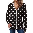 thumbnail image 2 of Ftwytp Womens Long Hoodies Zip Up Plain Hoodie Long Sleeves Fleece Longline Hoodie Sweatshirts Casual Loose Hooded Coat Zipper Plus Size Tops Pullover Jacket with Pockets, 2 of 6