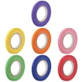 thumbnail image 1 of Cinta de enmascarar Uxcell de 5 mm de ancho, 20 m (21 yardas), 7 colores, 7 piezas, 1 of 5