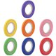 thumbnail image 1 of Cinta de enmascarar Uxcell de 5 mm de ancho, 20 m (21 yardas), 7 colores, 7 piezas, 1 of 5