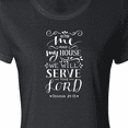thumbnail image 4 of Inktastic We Will Serve the Lord Bible Verse Women's T-Shirt, 4 of 5