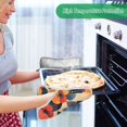thumbnail image 2 of Yayeee Pot Holders Kitchen Heat Resistant with Pocket 7"x9.8" Cotton Oven Cooking Hot Pads, Flowers Pattern, 2 of 7
