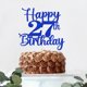 thumbnail image 4 of Cake Topper Kaoenla Feliz 27.º Cumpleaños Azul con Brillo, 4 of 8