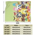 thumbnail image 3 of Animal Crossing Blanket Fuzzy Plush Bed Blanket Cozy Fluffy Air Condition Quilt For Adults Kids, 3 of 6