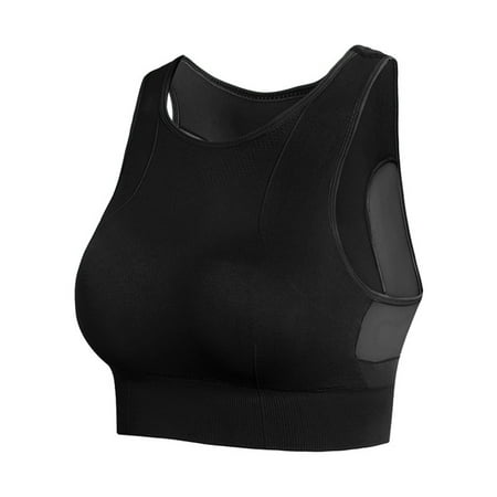 

Casual Underwear! OTEMRCLOC Women s Solid Color Fitness Yoga Running Vest Mesh Back Sports Black Small 2023