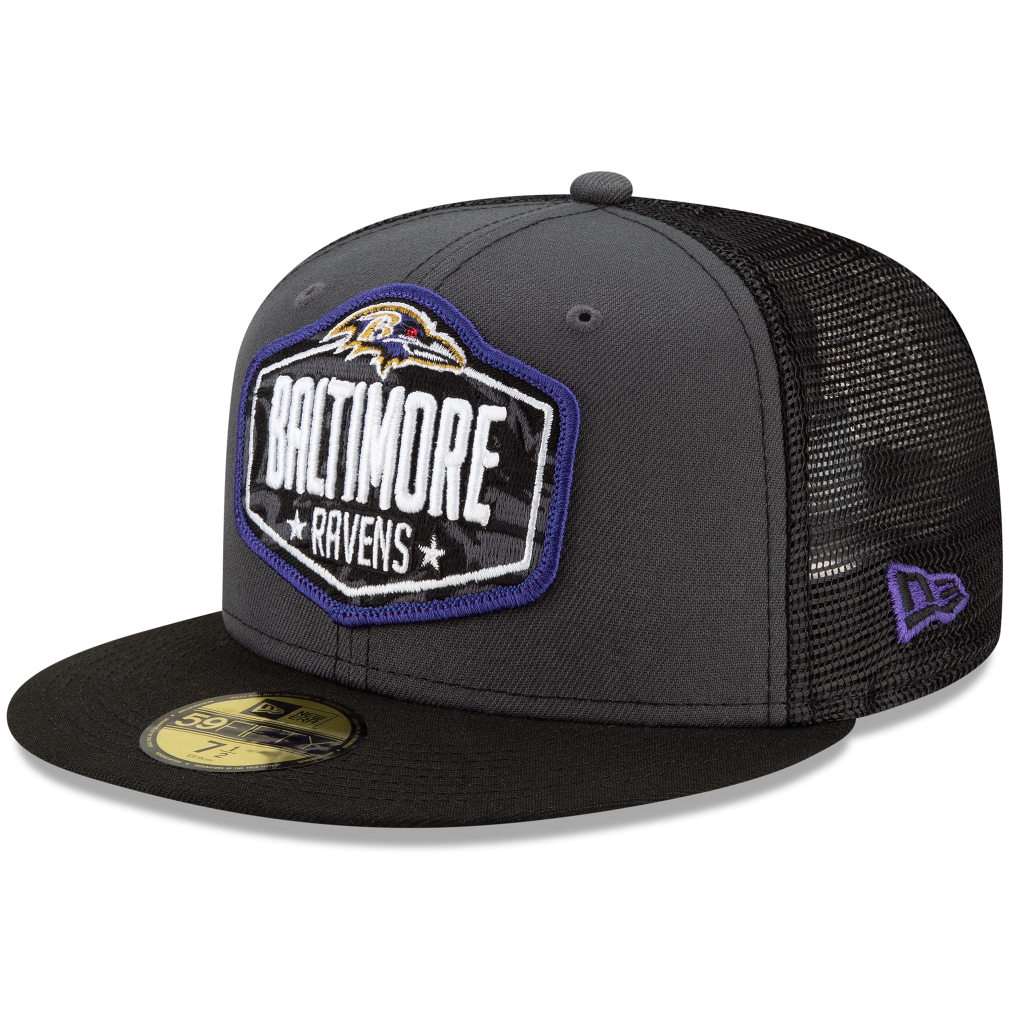 Men's New Era Graphite/Black Baltimore 