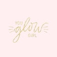thumbnail image 3 of Noonday Design 20x20 Black Modern Framed Museum Art Print Titled - You Glow Girl II, 3 of 5