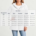 thumbnail image 6 of OGLCCG Girls Fleece Jacket with Hood Full Zip Fuzzy Sherpa Coat Long Sleeve Fall Winter Outwear with Pockets,Drawstring Waist(White,6-7 Years), 6 of 8
