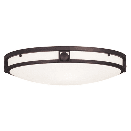 

Bronze Tone Finish Semi Flush Bronze Material Medium Type 4 Long 3 Light Fixture