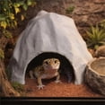 thumbnail image 4 of Plastic 3D Printed Reptile Shelter Realistic Artificial Hidden Cave Shelter Stable Reptile Habitat for Lizards Turtles, 4 of 7