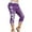 Purple, variant on ShiShine Women's Jeans Jeggings Butterfly Lace Yoga Leggings High Waisted Stretch Capris Denim Pants