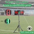 thumbnail image 4 of Marcador inalámbrico recargable LED para béisbol YZ con control remoto, 4 of 7