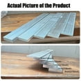 thumbnail image 4 of 5 Pcs 5/32in X 0.59in Square Aluminum Flat Bar 9.84in Long, 4mm X 15mm X 250mm Aluminum Flat Plate, 6061 Aluminum General Purpose Plate, 4 of 5