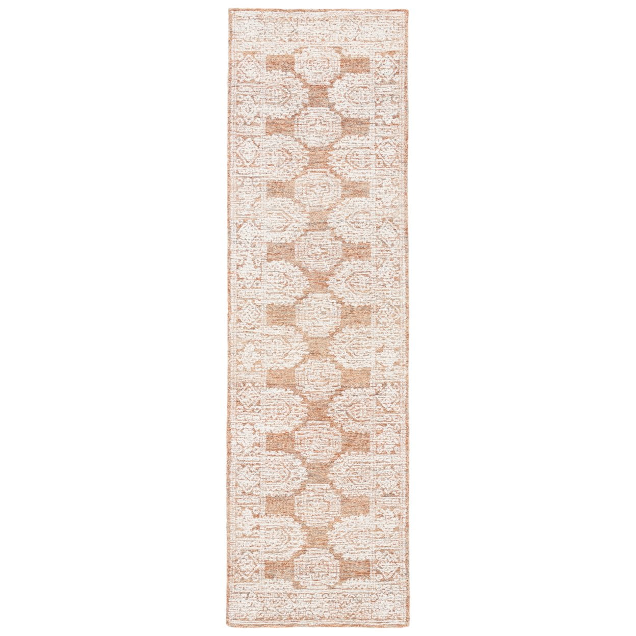 SAFAVIEH Metro Leontyne Geometric Area Rug, Natural/Rust, 8' x 10'
