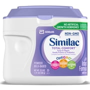 Similac Total Comfort NON-GMO Infant Formula with Iron, Powder, 1.41 lb (Pack of 4)