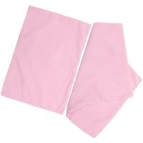 LOLIPPYY 2Pcs Pink Travel Pillow Case Cover with Envelope Closure Soft Comfortable Fabric for Home Use