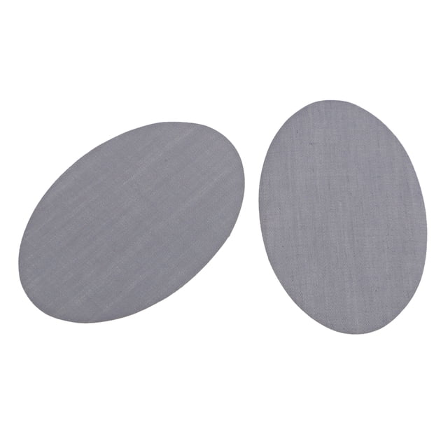 2 Piezas De Hierro-en El Codo De La De Costura Apliques De Costura Para Los Pantalones De La Capa 15x10cm Gris Baoblaze Parches en la rodilla del codo