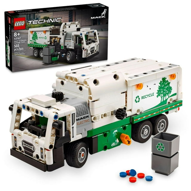 LEGO Technic Camion à ordures Mack® LR Electric 42167 Ensemble de construction (503 pièces)