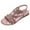Hot Pink, variant on NOKIO Women Rhinestone Decor Slingback Sandals Glamorous Sandals Elastic Ankle Strap Casual Boho Beach Shoes Sandals Women Flat Shoes Dressy Summer Boho Flats Shoes Flats Shoes for Women